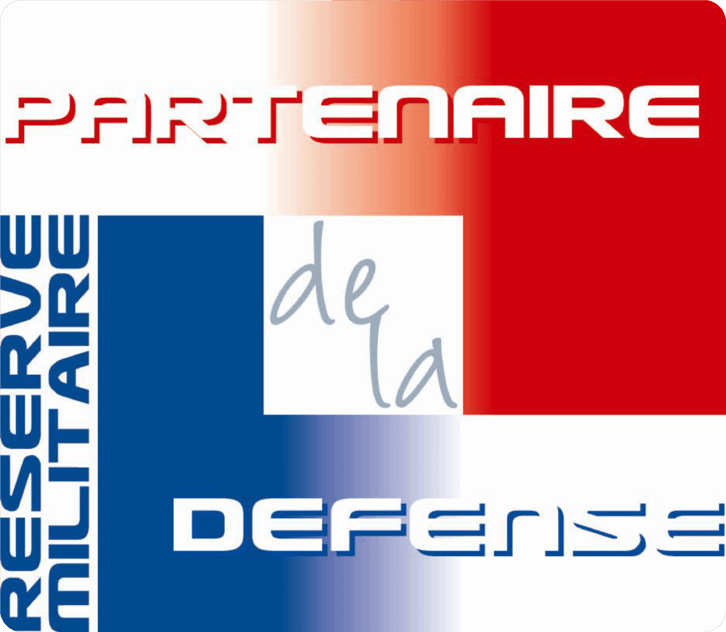 Logo attestant du partenariat CGPM avec le ministère des Armées pour l’accompagnement patrimonial des militaires